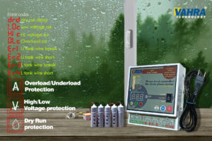 Protections: dry run, overload, high/low voltage for LARK/V50C1P