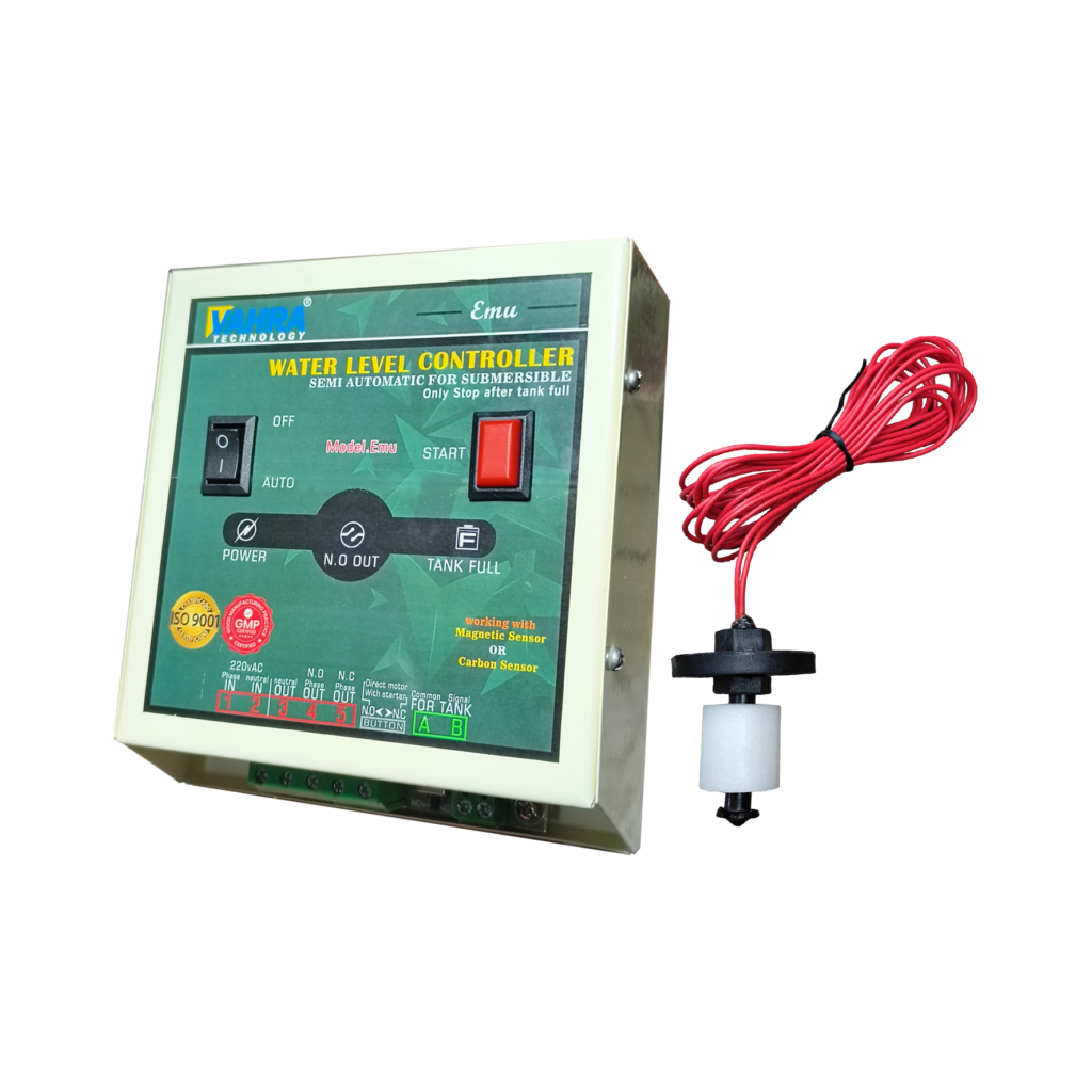 installation- Semi automatic water level controller for submersible and tullu pump